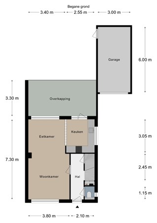 Floorplan - Nachtegaalstraat 3, 6287 AX Eys